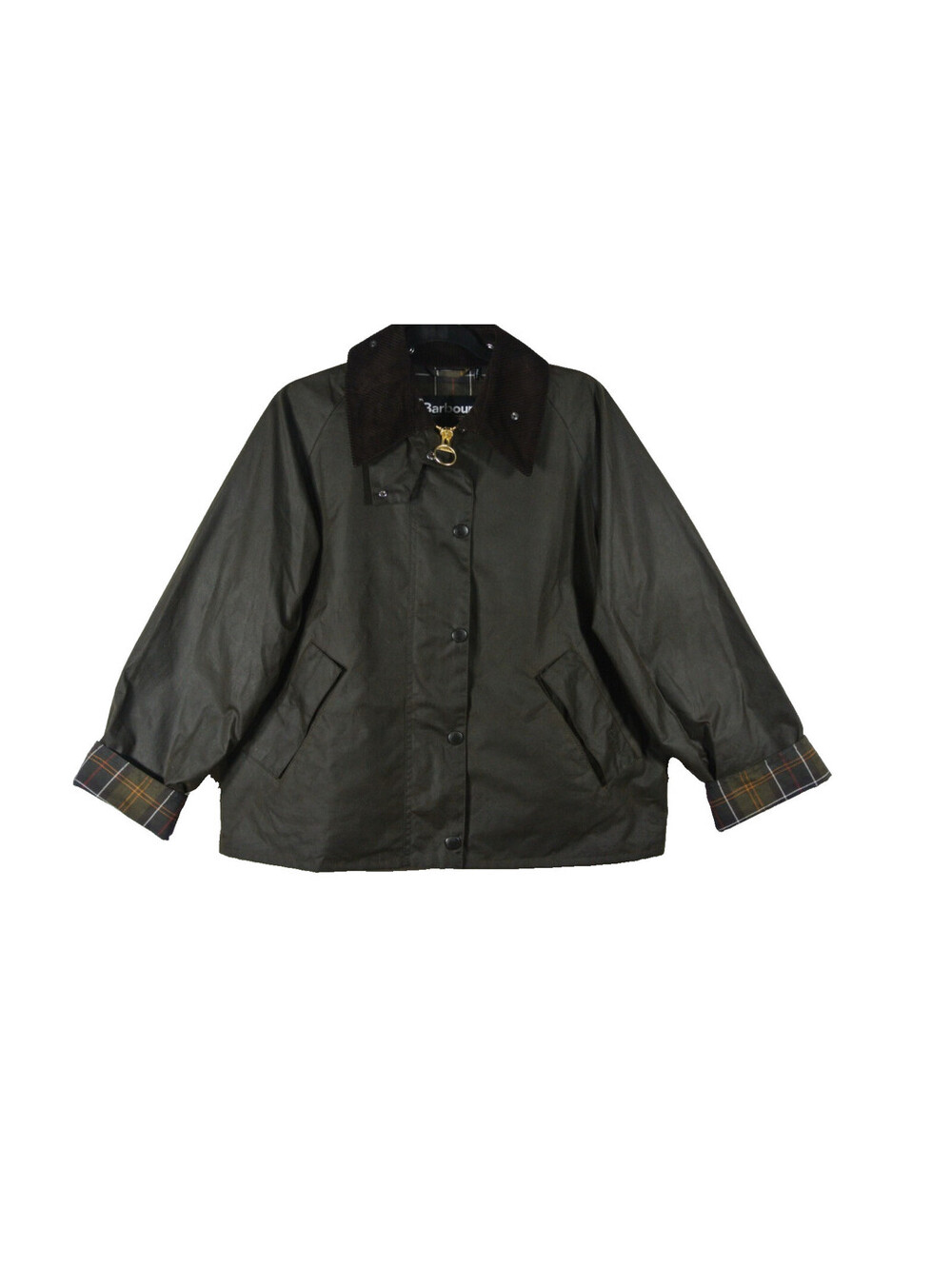 NEW, BARBOUR women's Transport Waxed Cotton Jacket in Olive size 6 #WAX349